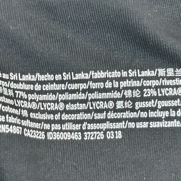 Victoria Sport Leggings Womens Small Black Drawstring Waist Hidden Pocket New - Picture 9 of 11